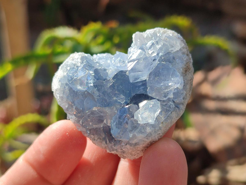 Natural Blue Celestite Specimens x 12 From Sakoany, Madagascar - Toprock Gemstones and Minerals 