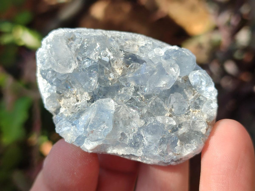 Natural Blue Celestite Specimens x 12 From Sakoany, Madagascar - Toprock Gemstones and Minerals 
