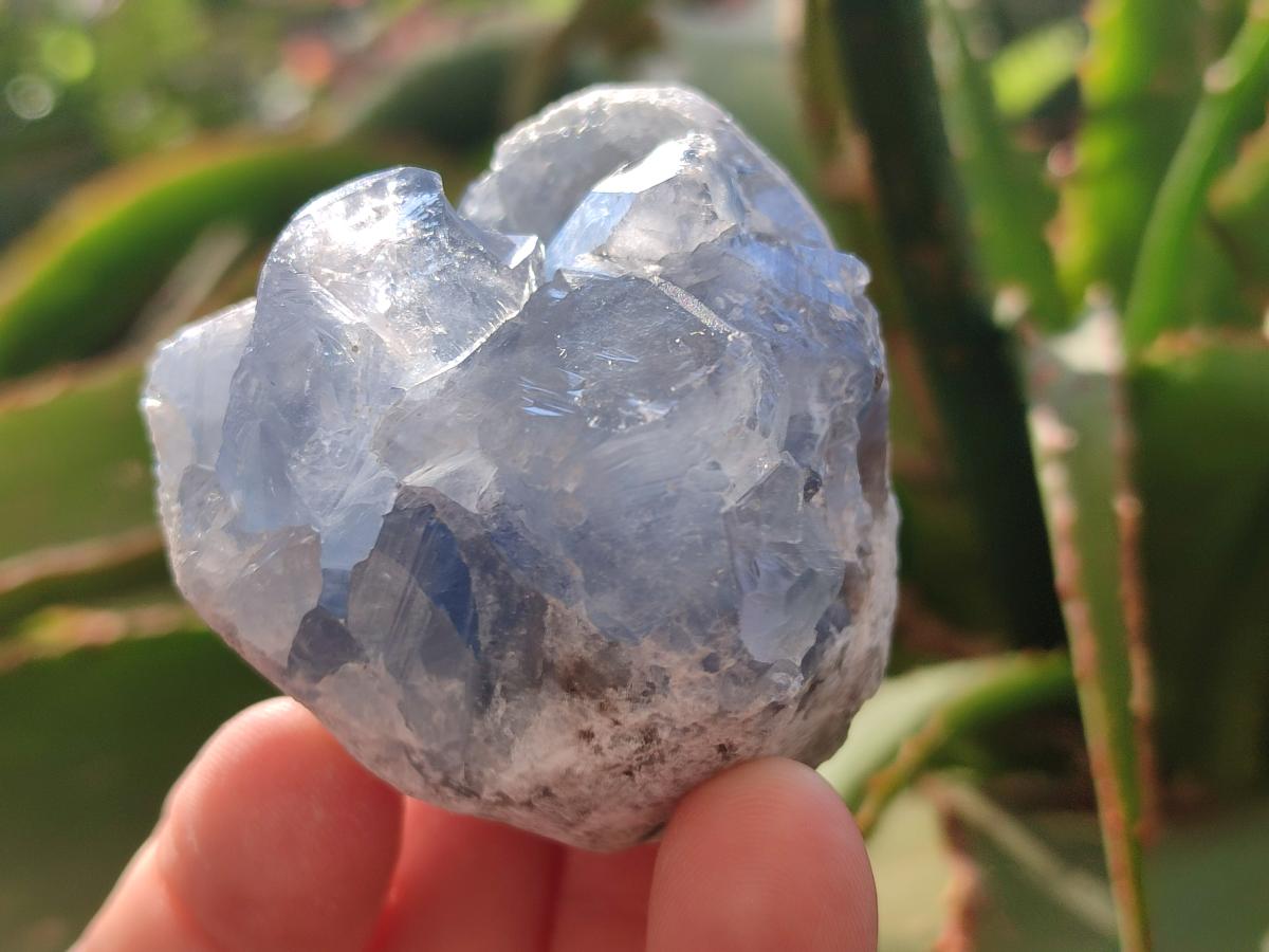 Natural Blue Celestite Specimens x 12 From Sakoany, Madagascar - Toprock Gemstones and Minerals 