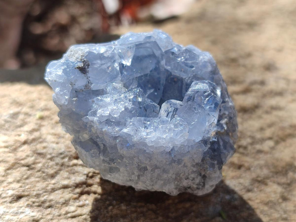 Natural Blue Celestite Specimens x 12 From Sakoany, Madagascar - Toprock Gemstones and Minerals 