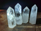 Polished Clear Quartz Crystals x 6 From Madagascar - Toprock Gemstones and Minerals 