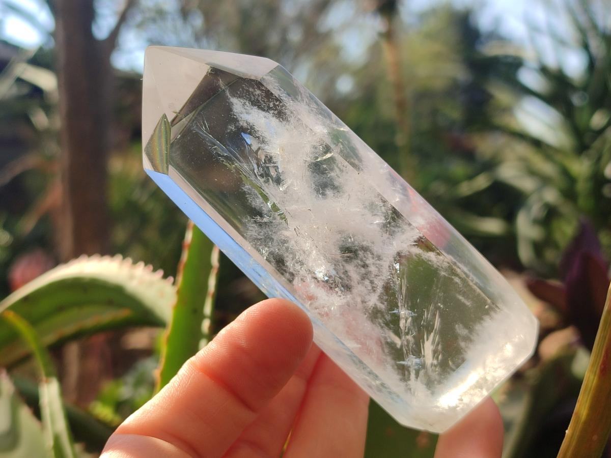 Polished Clear Quartz Crystals x 6 From Madagascar - Toprock Gemstones and Minerals 