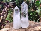 Polished Clear Quartz Crystals x 6 From Madagascar - Toprock Gemstones and Minerals 