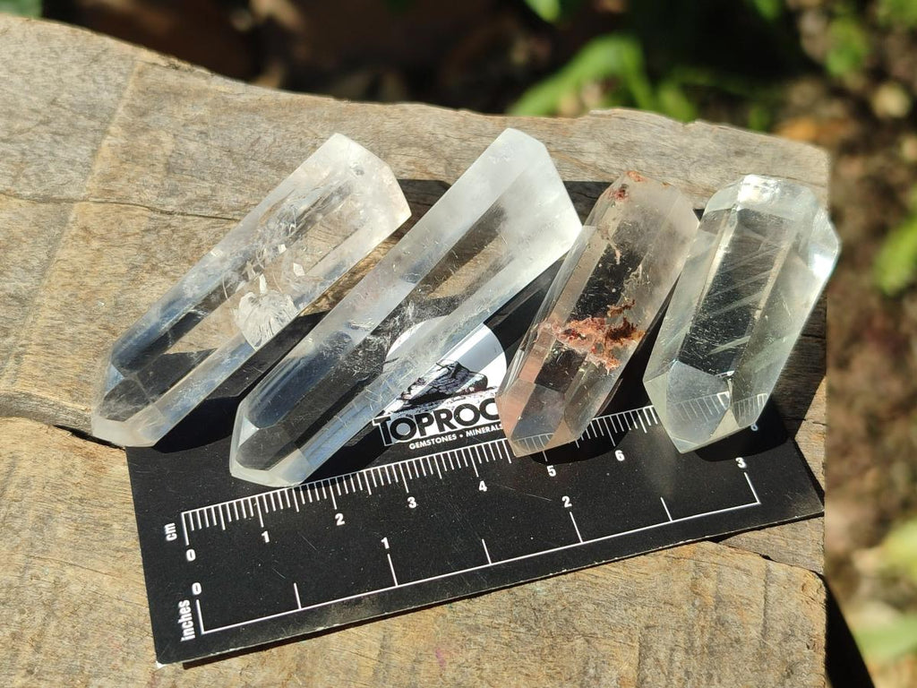 Polished Clear Quartz Crystal x 35 From Madagascar - Toprock Gemstones and Minerals 