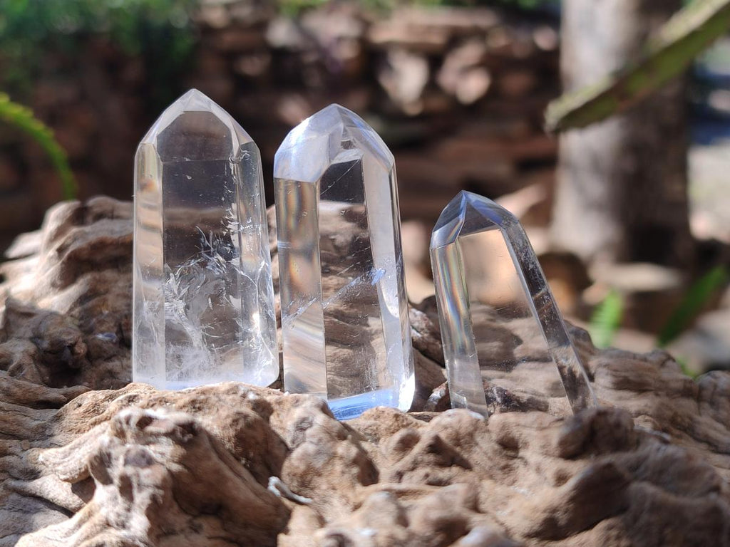 Polished Clear Quartz Crystal x 35 From Madagascar - Toprock Gemstones and Minerals 