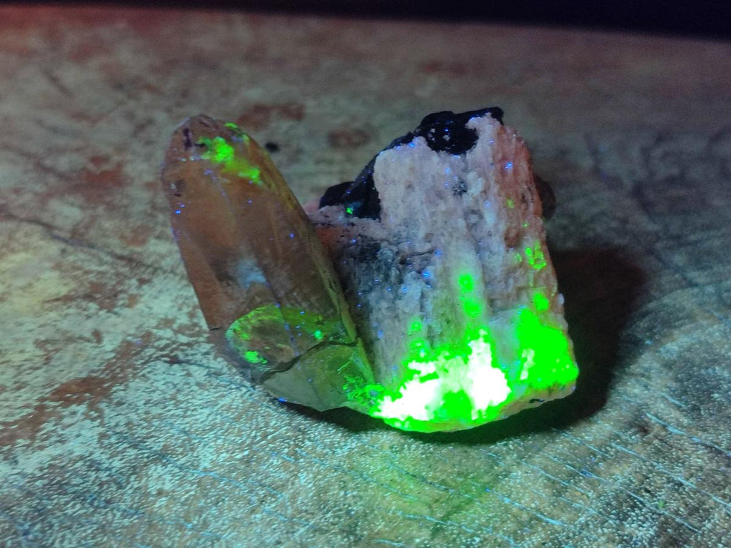 Natural Smokey Quartz Specimens with Black Tourmaline x 19 From Erongo, Namibia - Toprock Gemstones and Minerals 