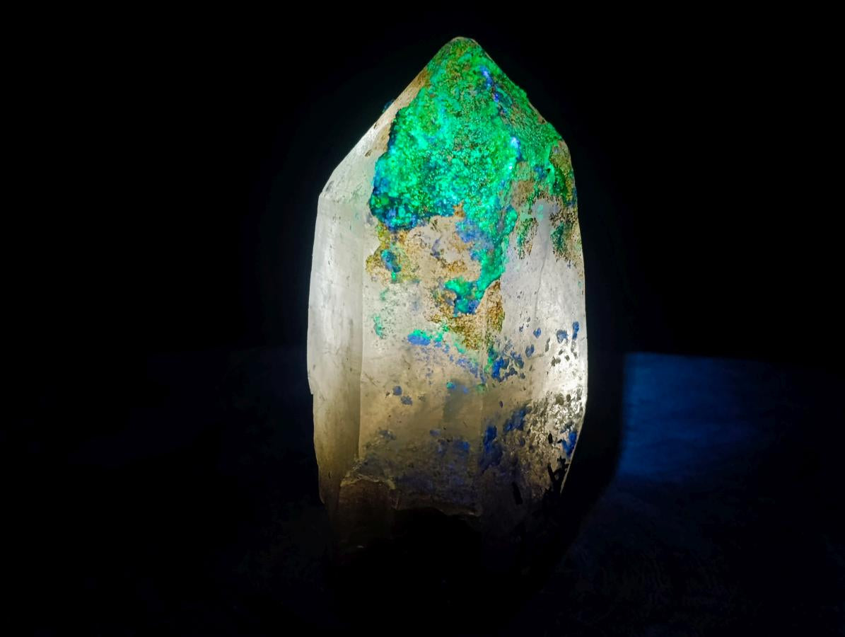 Natural Smokey Quartz Crystals with Hyalite Opal x 3 From Erongo, Namibia - Toprock Gemstones and Minerals 
