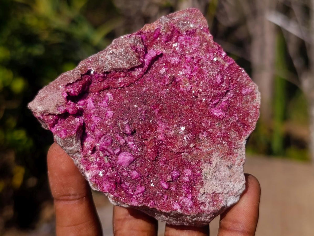 Natural Salrose Cobaltoan Dolomite Specimens x 6 From Kakanda, Congo - Toprock Gemstones and Minerals 