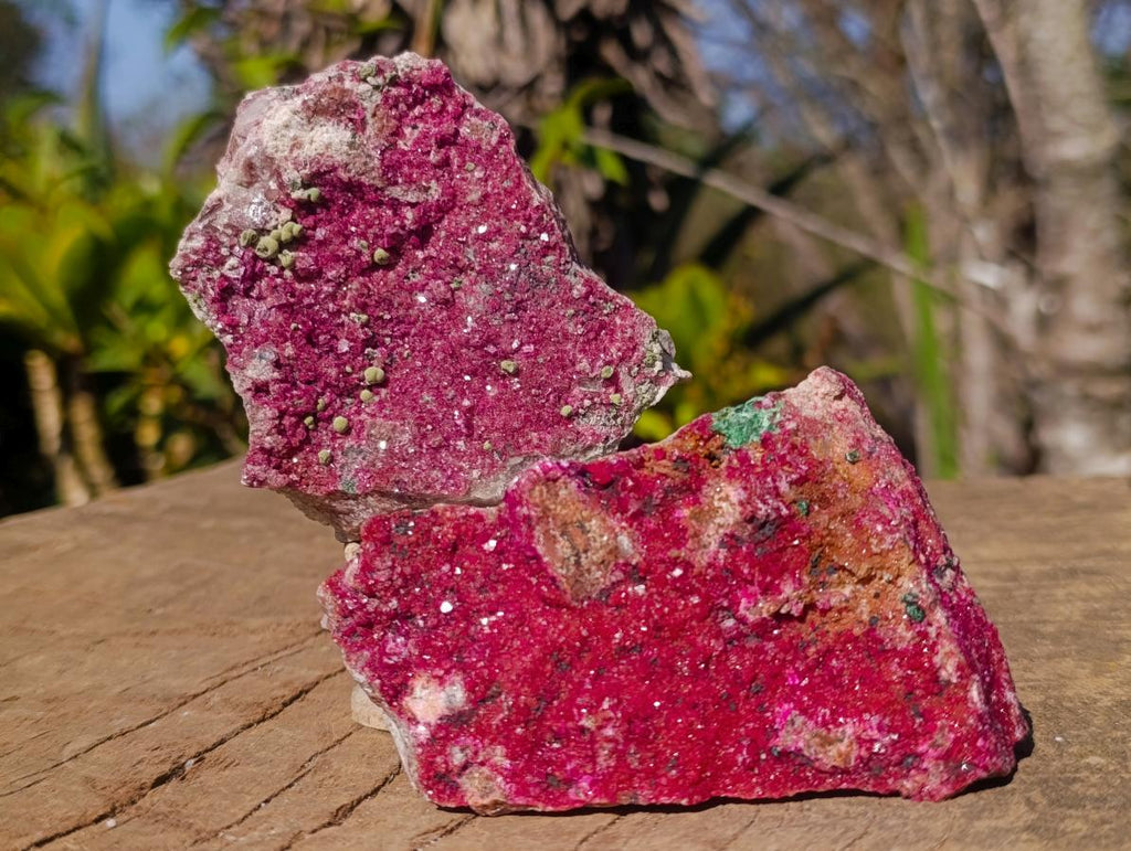 Natural Salrose Cobaltoan Dolomite Specimens x 6 From Kakanda, Congo - Toprock Gemstones and Minerals 