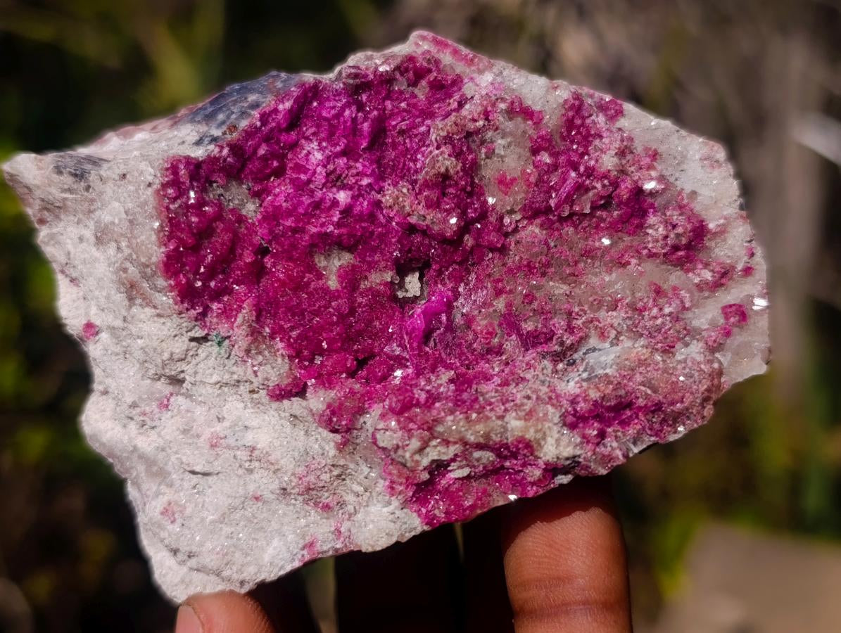 Natural Salrose Cobaltoan Dolomite Specimens x 6 From Kakanda, Congo - Toprock Gemstones and Minerals 