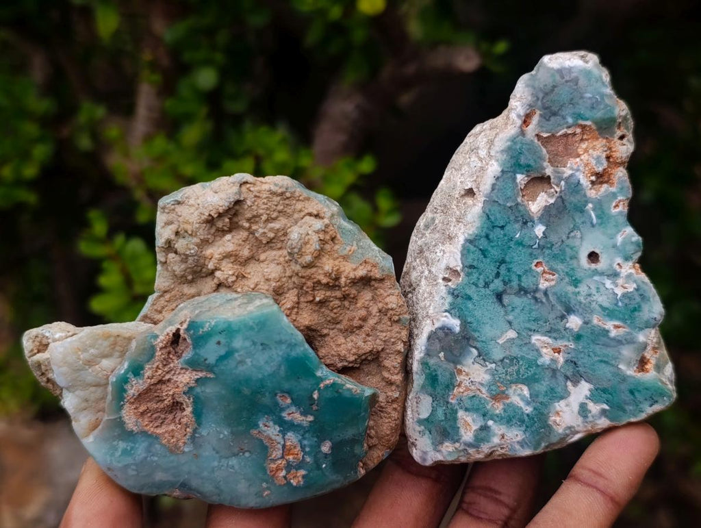 Polished One Side Great Dyke Mtorolite Chrysoprase Slices x 12 From Great Dyke Mountain Range, Zimbabwe - Toprock Gemstones and Minerals 