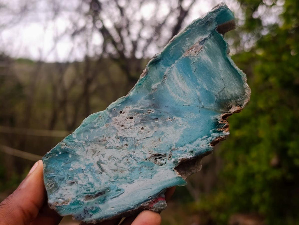 Polished One Side Great Dyke Mtorolite Chrysoprase Slices x 12 From Great Dyke Mountain Range, Zimbabwe - Toprock Gemstones and Minerals 