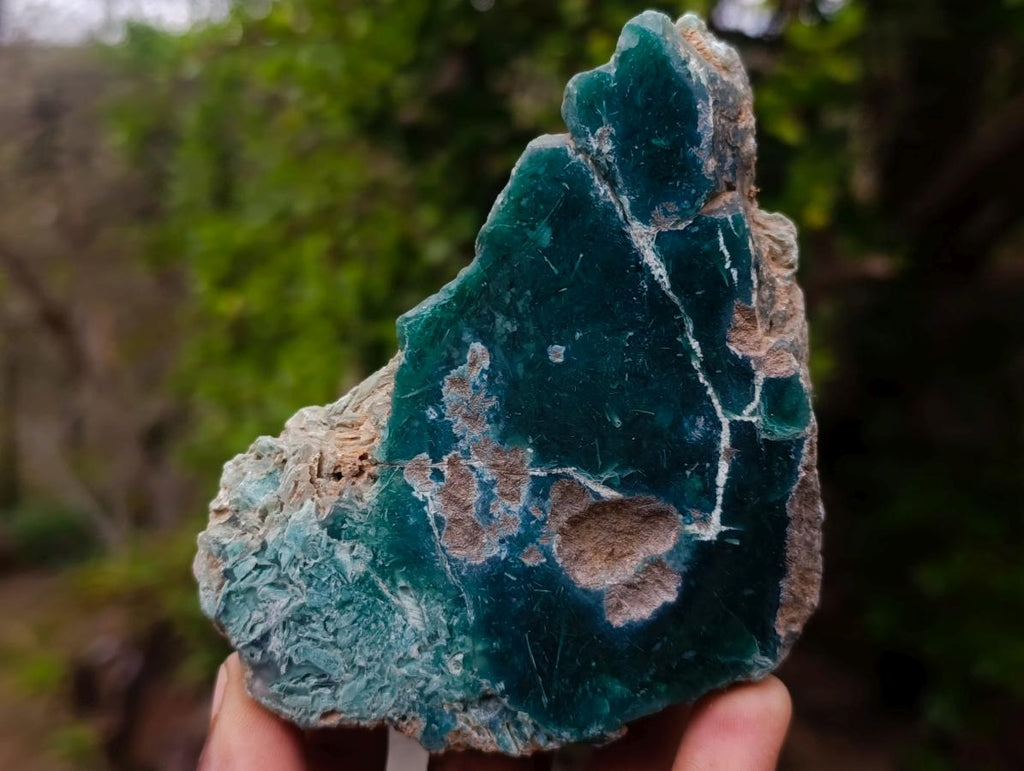 Polished One Side Great Dyke Mtorolite Chrysoprase Slices x 12 From Great Dyke Mountain Range, Zimbabwe - Toprock Gemstones and Minerals 