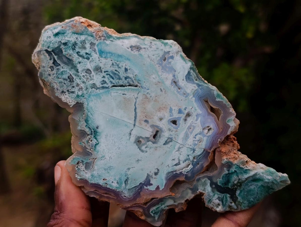 Polished One Side Great Dyke Mtorolite Chrysoprase Slices x 12 From Great Dyke Mountain Range, Zimbabwe - Toprock Gemstones and Minerals 