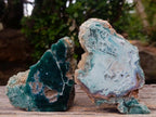 Polished One Side Great Dyke Mtorolite Chrysoprase Slices x 12 From Great Dyke Mountain Range, Zimbabwe - Toprock Gemstones and Minerals 
