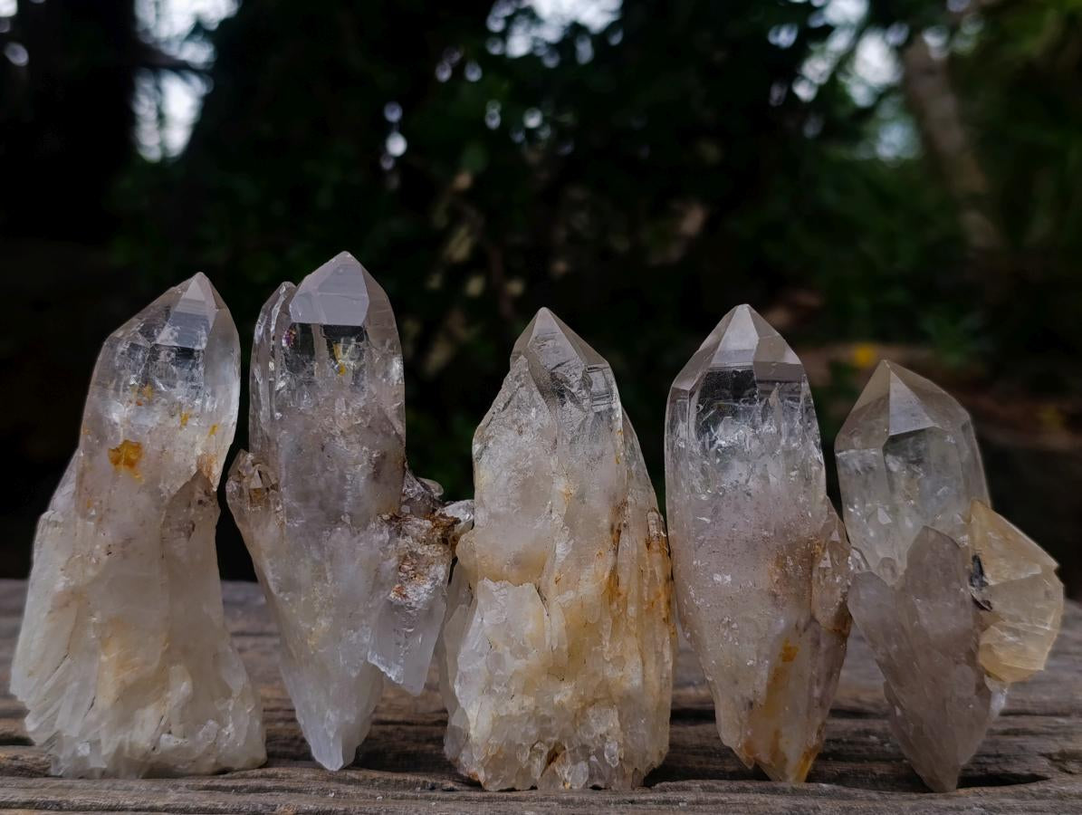 Natural Cascading Luena Quartz Crystals x 26 From Luena, Congo - Toprock Gemstones and Minerals 