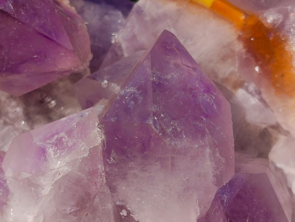 Natural Large Jacaranda Amethyst Crystal Cluster x 1 From Mumbwa, Zambia - Toprock Gemstones and Minerals 