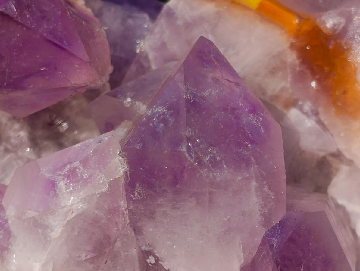 Natural Large Jacaranda Amethyst Crystal Cluster x 1 From Mumbwa, Zambia - Toprock Gemstones and Minerals 