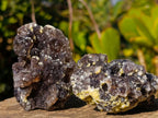 Natural Smokey Fluorite Specimens with Yellow Muscovite Mica x 12 From Erongo, Namibia - Toprock Gemstones and Minerals 