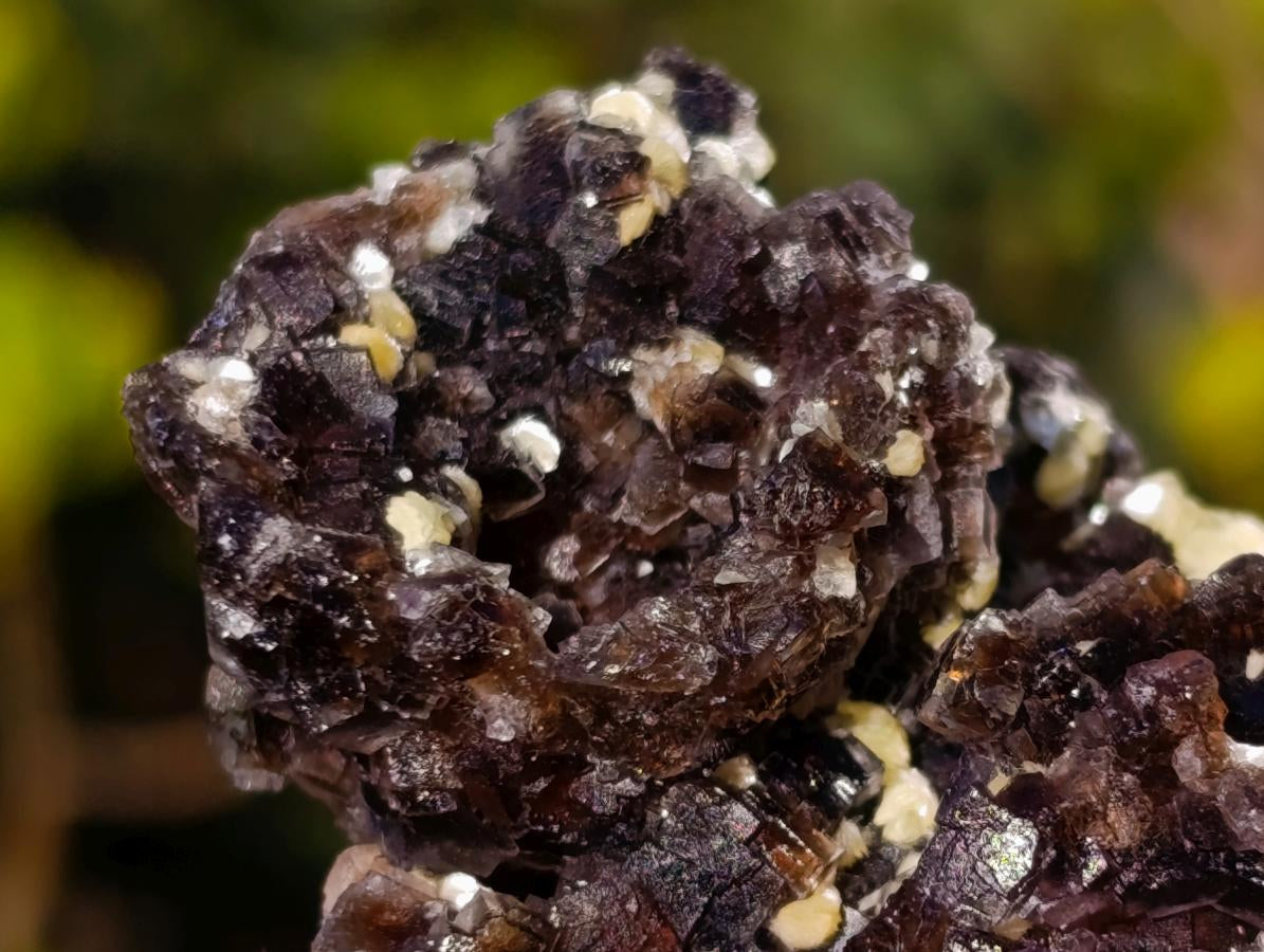 Natural Smokey Fluorite Specimens with Yellow Muscovite Mica x 12 From Erongo, Namibia - Toprock Gemstones and Minerals 