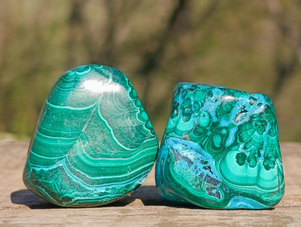 Polished Malacolla Free Forms x 20 From Kulukuluku, Congo - Toprock Gemstones and Minerals 