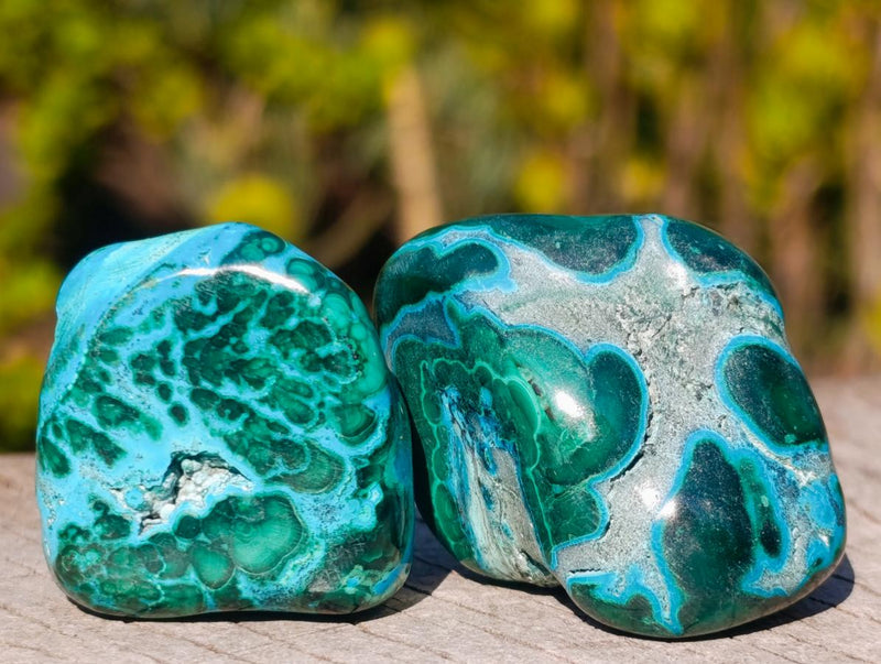 Polished Malacolla Free Forms x 20 From Kulukuluku, Congo - Toprock Gemstones and Minerals 