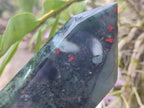 Polished Bloodstone Display Crystals x 2 From Swaziland - Toprock Gemstones and Minerals 