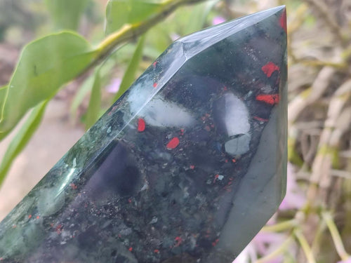 Polished Bloodstone Display Crystals x 2 From Swaziland - Toprock Gemstones and Minerals 