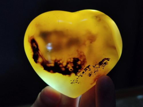 Polished Banded Agate Hearts x 6 From Madagascar - Toprock Gemstones and Minerals 