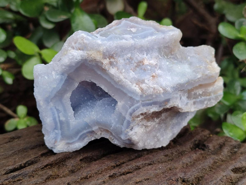 Natural Etched Blue Chalcedony Specimens x 12 From Nsanje, Malawi - Toprock Gemstones and Minerals 