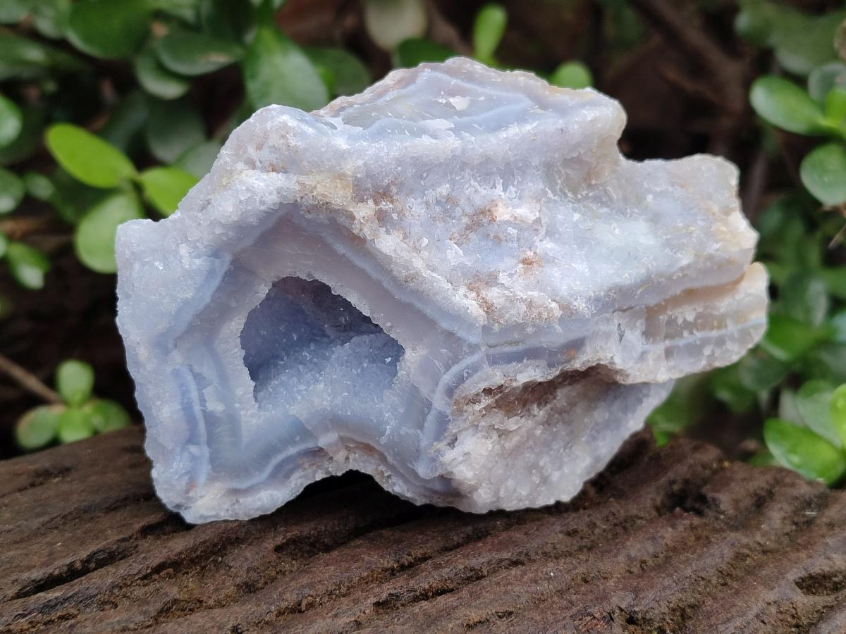 Natural Etched Blue Chalcedony Specimens x 12 From Nsanje, Malawi - Toprock Gemstones and Minerals 