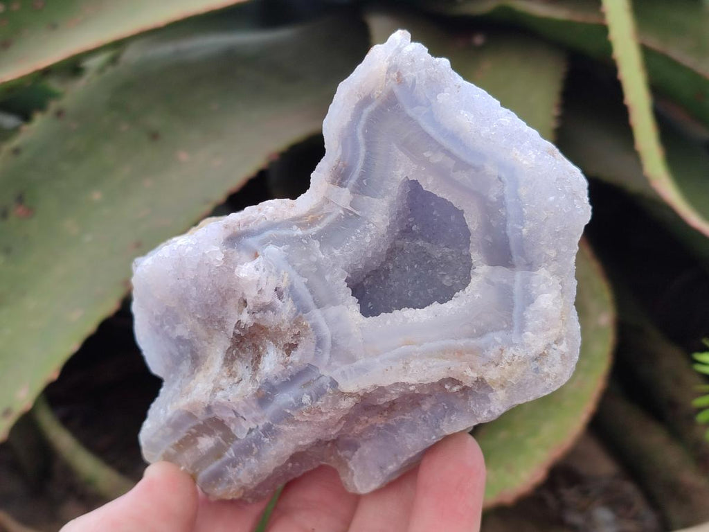 Natural Etched Blue Chalcedony Specimens x 12 From Nsanje, Malawi - Toprock Gemstones and Minerals 
