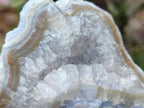 Natural Etched Blue Chalcedony Specimens x 12 From Nsanje, Malawi - Toprock Gemstones and Minerals 