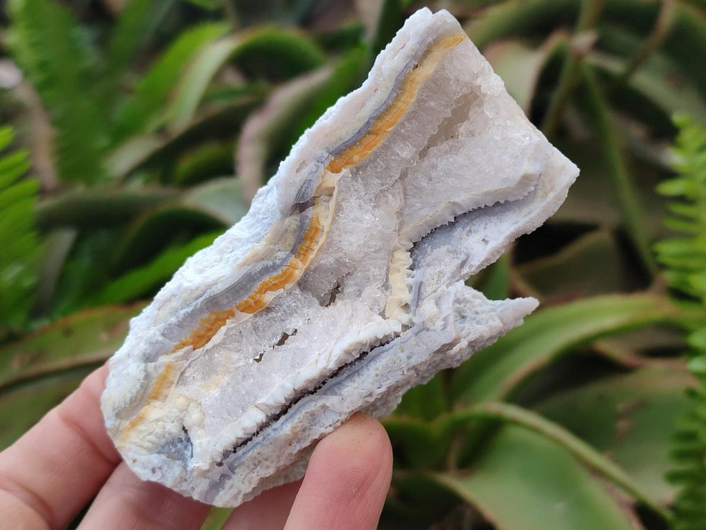 Natural Etched Blue Chalcedony Specimens x 12 From Nsanje, Malawi - Toprock Gemstones and Minerals 
