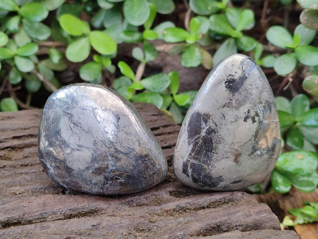 Polished Basalt Pharaoh Stone Free Forms x 12 From Iron Duke Mine, Zimbabwe - Toprock Gemstones and Minerals 