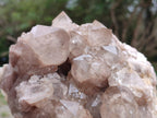 Natural Large Cascading White Phantom Smokey Luena Quartz Cluster x 1 From Luena, Congo - Toprock Gemstones and Minerals 