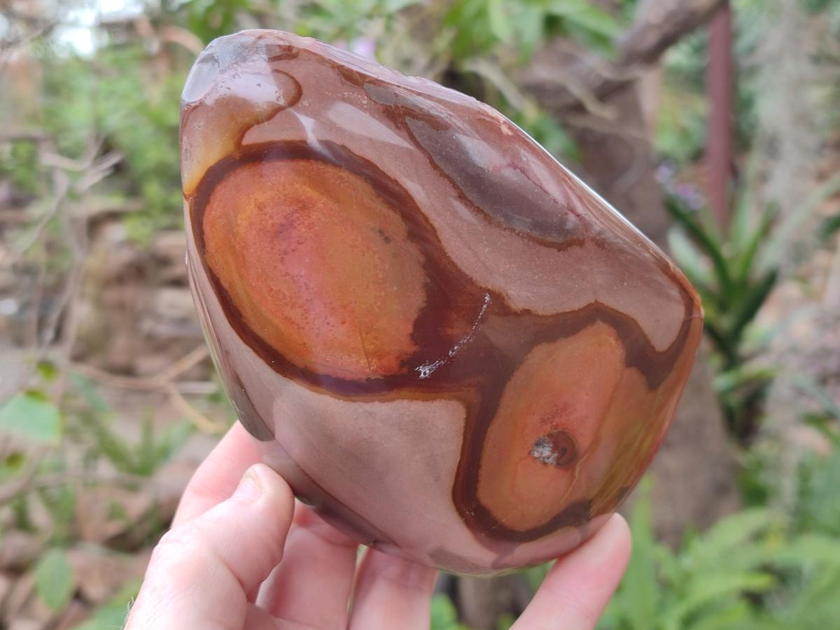 Polished and Natural Mix of Polychrome Jasper Pieces x 4 From Androka, Madagascar - Toprock Gemstones and Minerals 