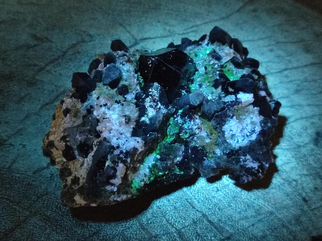 Natural Schorl Black Tourmaline with Associated Minerals x 4 From Erongo, Namibia - Toprock Gemstones and Minerals 