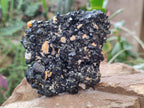 Natural Schorl Black Tourmaline with Associated Minerals x 4 From Erongo, Namibia - Toprock Gemstones and Minerals 