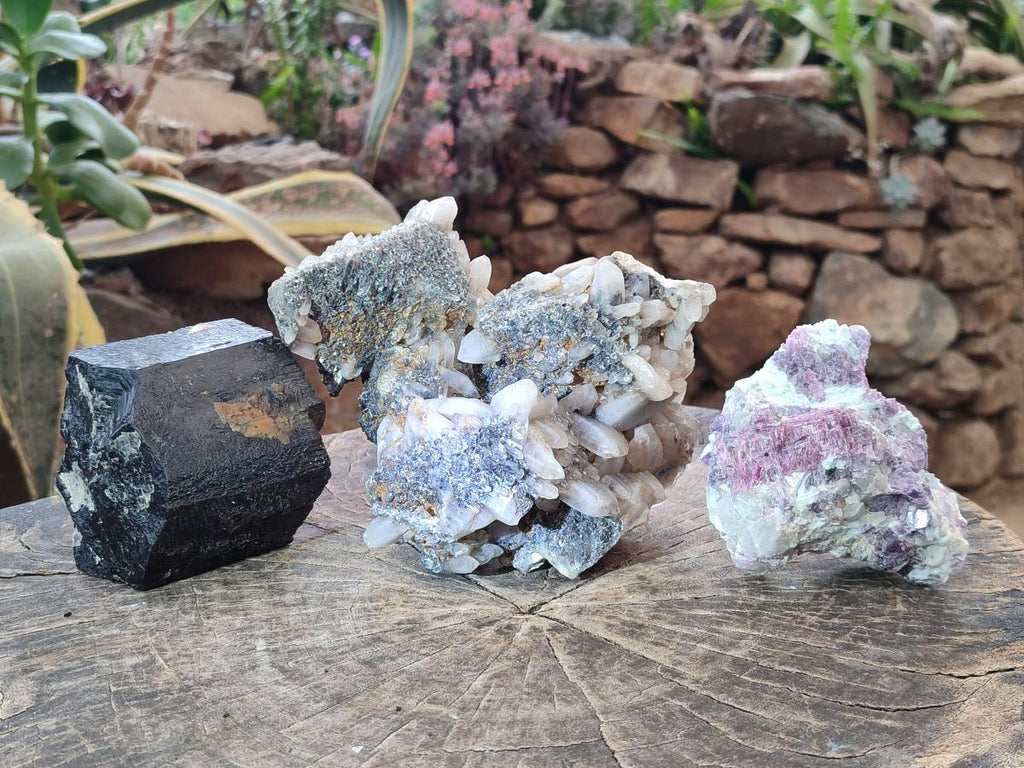 Natural Mix of Mineral Specimens x 3 From Erongo, Namibia - Toprock Gemstones and Minerals 