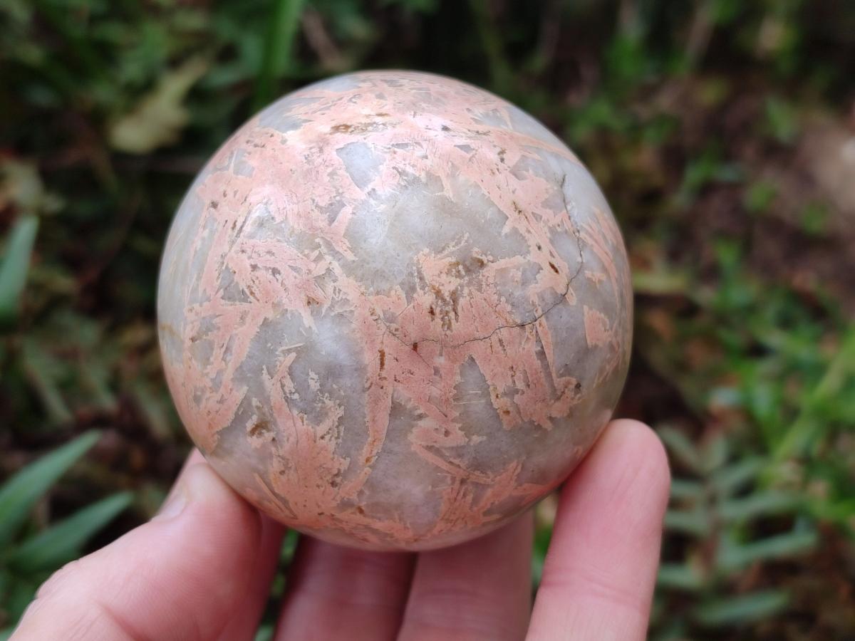 Polished Runestone Feldspar Spheres x 8 From Zimbabwe - Toprock Gemstones and Minerals 