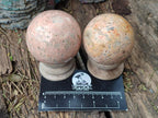 Polished Runestone Feldspar Spheres x 8 From Zimbabwe - Toprock Gemstones and Minerals 
