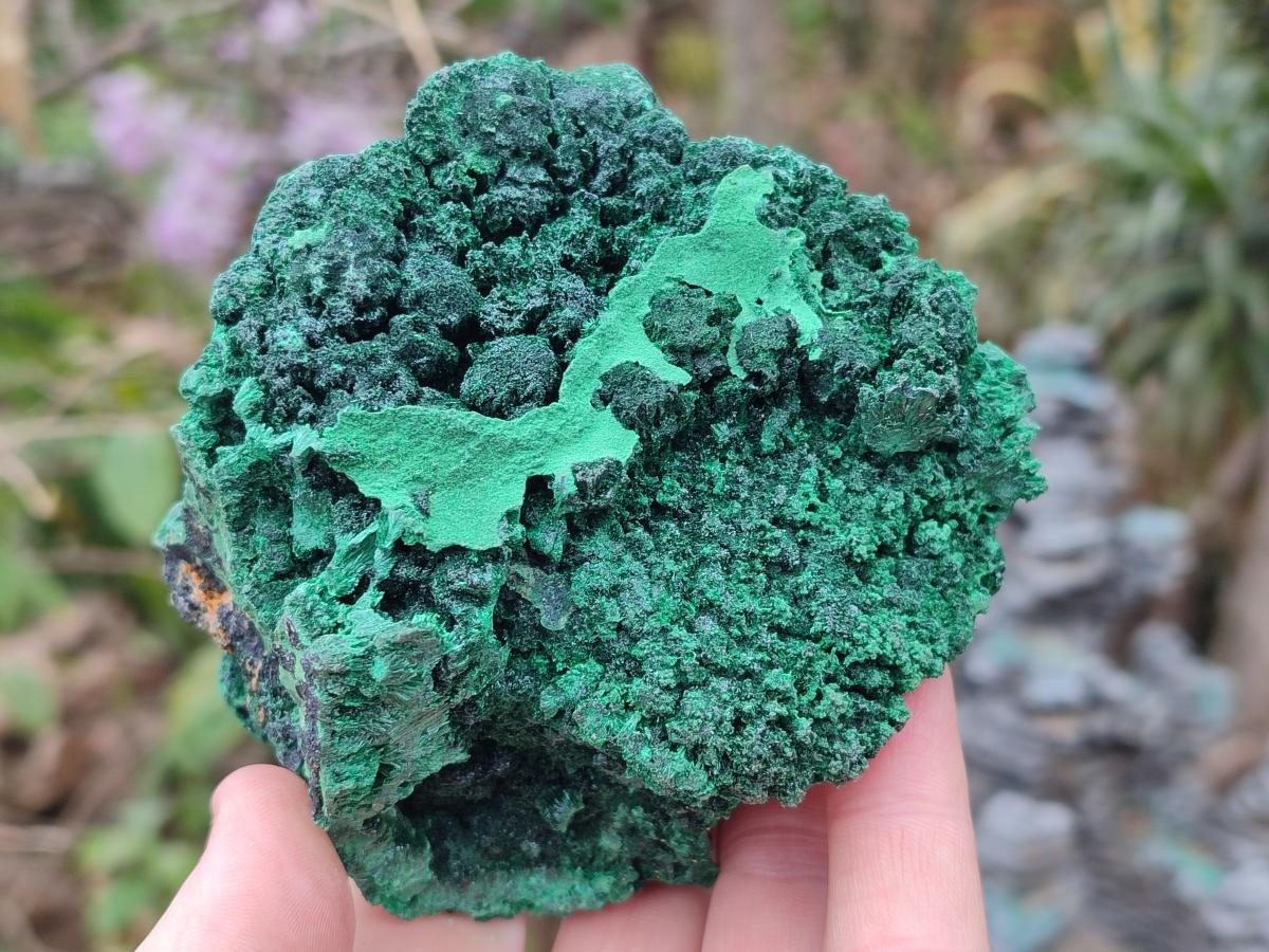 Natural Silky Malachite Specimens x 3 From Kasompe, Congo - Toprock Gemstones and Minerals 