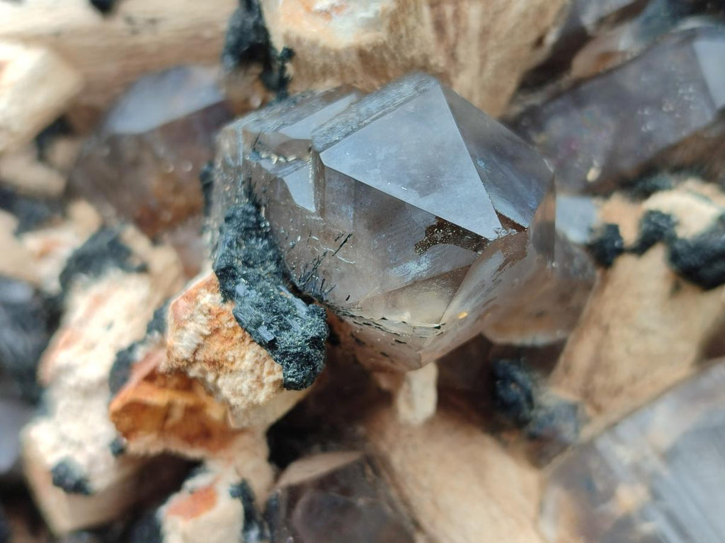Natural XL Smokey Quartz Specimen with Associated Minerals x 1 From Erongo, Namibia - Toprock Gemstones and Minerals 