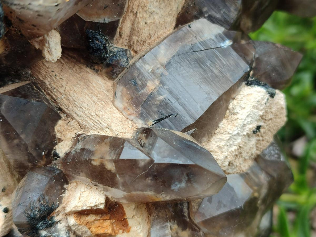 Natural XL Smokey Quartz Specimen with Associated Minerals x 1 From Erongo, Namibia - Toprock Gemstones and Minerals 