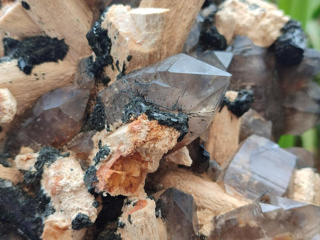 Natural XL Smokey Quartz Specimen with Associated Minerals x 1 From Erongo, Namibia - Toprock Gemstones and Minerals 