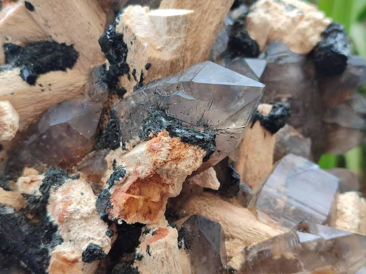 Natural XL Smokey Quartz Specimen with Associated Minerals x 1 From Erongo, Namibia - Toprock Gemstones and Minerals 