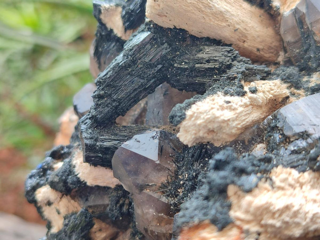 Natural XL Smokey Quartz Specimen with Associated Minerals x 1 From Erongo, Namibia - Toprock Gemstones and Minerals 