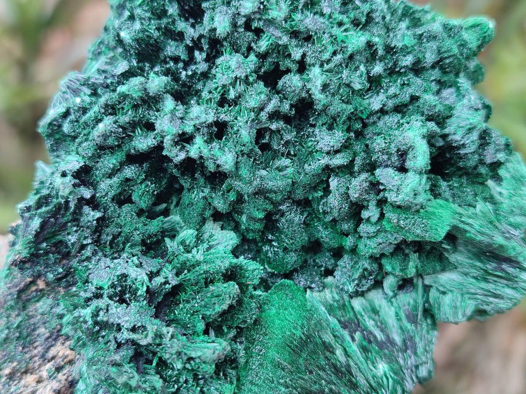 Natural Silky Malachite Specimens x 3 From Kasompe, Congo - Toprock Gemstones and Minerals 