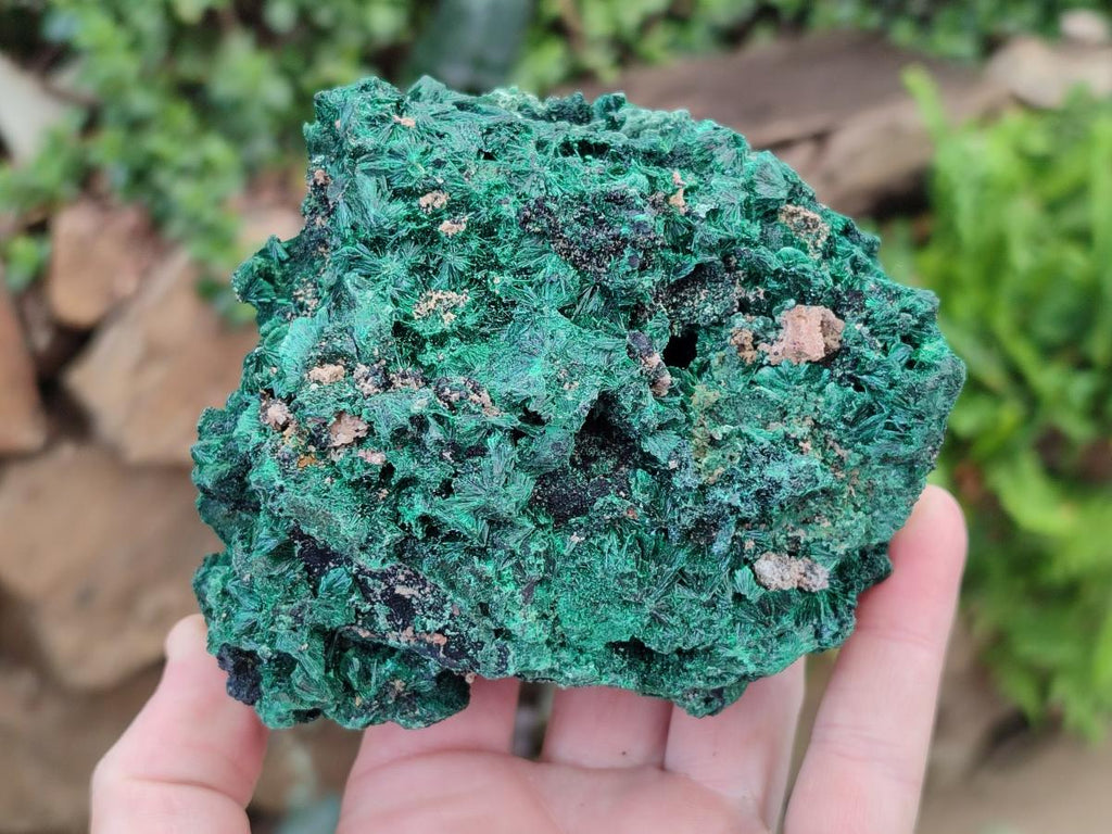 Natural Silky Malachite Specimens x 3 From Kasompe, Congo - Toprock Gemstones and Minerals 